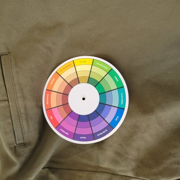 Croft Barrow Women Pants 22W Plus Effortless Stretch Pull On Crop Green SL94E - Picture 10 of 10